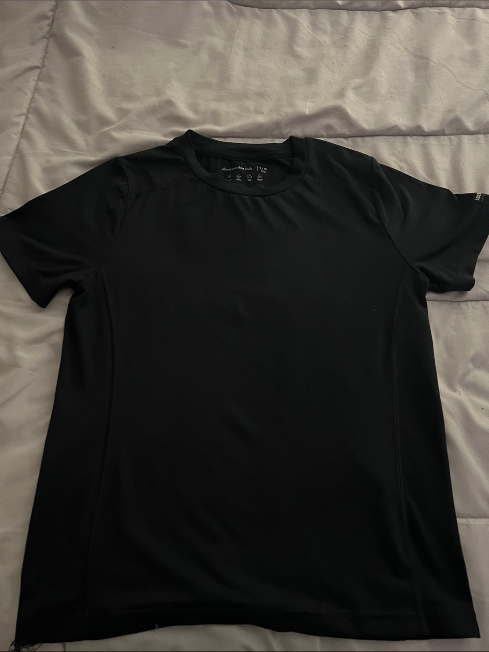 abercrombie kids Black Short Sleeve Performance Tee